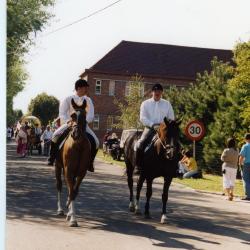 Ruiters in de processie van Rieme, 2003 (I)
