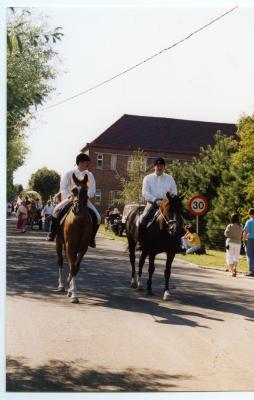 Ruiters in de processie van Rieme, 2003 (I)