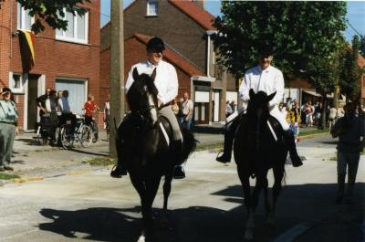 Ruiters in de processie van Rieme, 2003 (II)