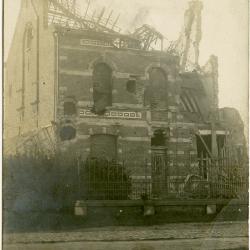 Postkaart Pastorij, Zomergem, 1919