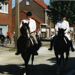 Ruiters in de processie van Rieme, 2003 (II)