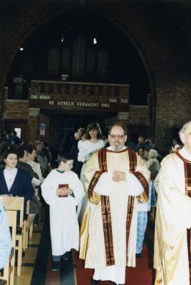 Huwelijkmis van Johan Van Caenegem en Bernadette Pieters (IV), 1988