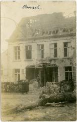 Postkaart Pastorie, Ronsele, 1919
