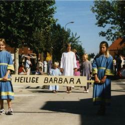 Heilige Barbara in de processie van Rieme, 2003 (II)