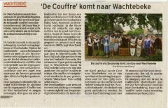 Krantenknipsel Safarkesmarkt, Wachtbeke, 2011