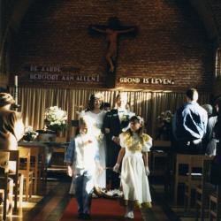Huwelijkmis van Johan Van Caenegem en Bernadette Pieters (II), 1988