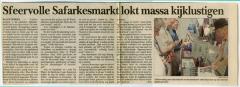 Krantenknipsel Safarkesmarkt, Wachtebeke, 1996