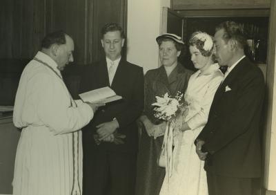Huwelijk van Annie Vereecke en Michel Martens (IV), 1957