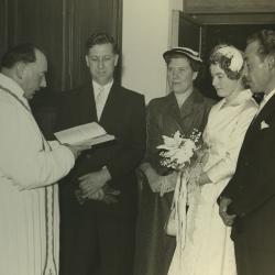 Huwelijk van Annie Vereecke en Michel Martens (IV), 1957