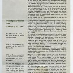 Programmaboekje klokkenwijding Sint-Barbarakerk Rieme, 1964