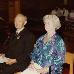 Jubileumviering Heye-Bruynbroeck in de kerk van Rieme (III), 1982