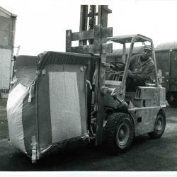 Man op heftruck, Kuhlmannsite, 1950-1970