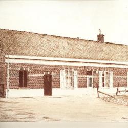 De bibliotheek van Villa Pinehurst in Eeklo,  jaren 1920