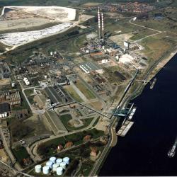 Luchtfoto Kuhlmannsite, eind jaren 1980