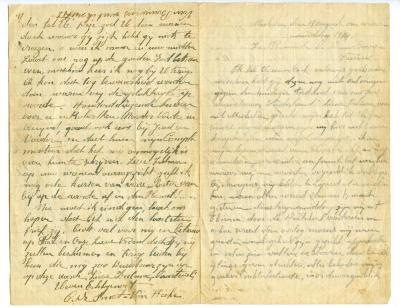 Brief Kamiel De Smet (Mechelen), Sleidinge, 1914
