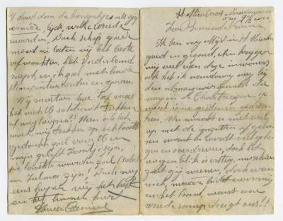 Brief Kamiel De Smet (Sint-Niklaas), Sleidinge, 1914