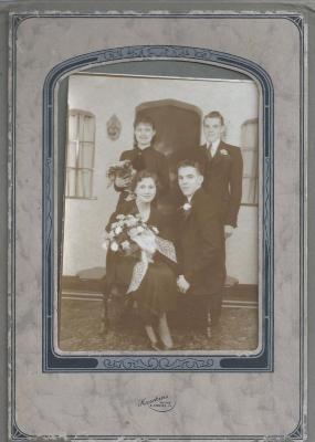 Trouwfoto Gérard Taghon, 1930-1940