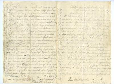 Brief Kamiel De Smet (Heffen), Sleidinge, 1914