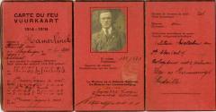 Vuurkaart Kamiel Hamerlinck, Sleidinge, 1914-1918