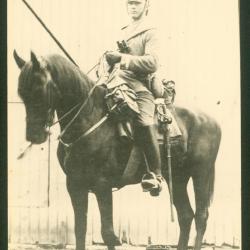 Duitse lansier te paard, Kaprijke, 1914-1918