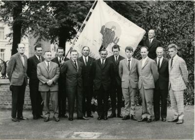 Vaandelwijding Vogelbond, Waarschoot, 1966