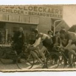 Kermiskoers in Wachtebeke, ca. 1949