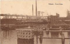 Postkaart Fours à Cokes, Zelzate, 1935