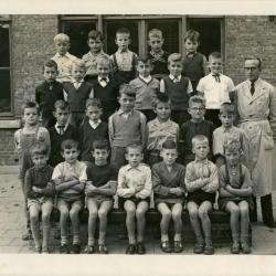 Schoolfoto Jongens 6e leerjaar, Waarschoot, 1962-1963