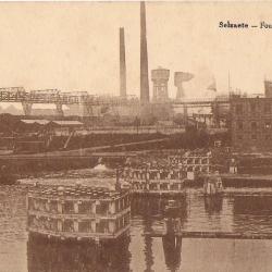 Postkaart Fours à Cokes, Zelzate, 1935