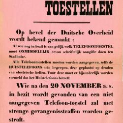 Aangifte telefoontoestellen, Eeklo, 1916