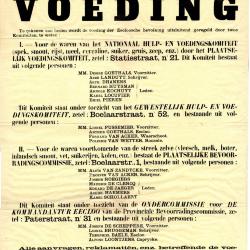 Voedingscomitées in Eeklo, 1917