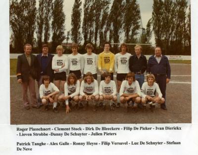 Harop juniors, Knesselare, 1975-1980
