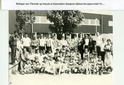 Balagny op bezoek in Knesselare, 1986