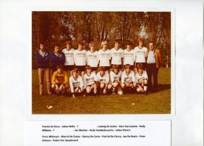 Harop juniors, Knesselare, 1975