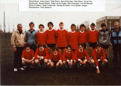 Scholierenploeg Harop, Knesselare, circa 1980