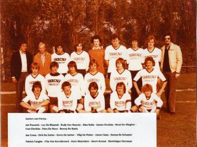Juniors van Harop, Knesselare, 1978