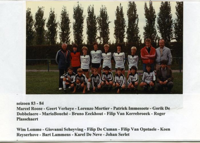 Harop knapen, Knesselare, 1983-1984