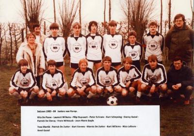 Juniorenploeg Harop, Knesselare, 1985