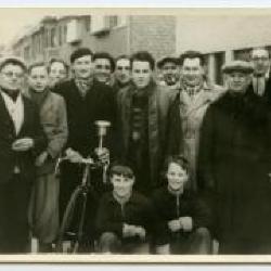 Wielrenner Michel Celie, ca. 1950