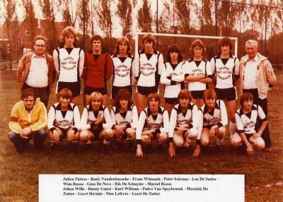 Scholierenploeg Harop, Knesselare, 1975