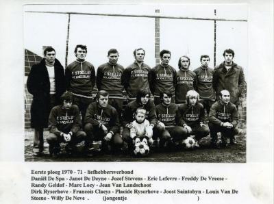 Eerste ploeg van SV Knesselare, 1970-1971