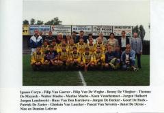 Eerste ploeg VK Knesselare, 1990