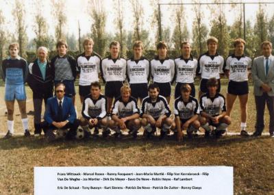 Eerste ploeg van Harop, 1985