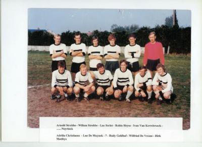 Eerste ploeg van Harop, Knesselare, 1973