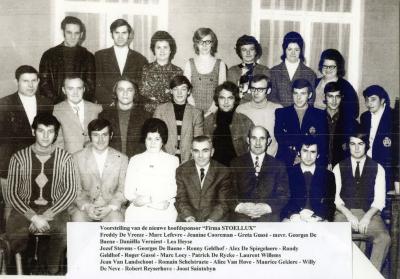 Bestuur SV Knesselare, ca 1972