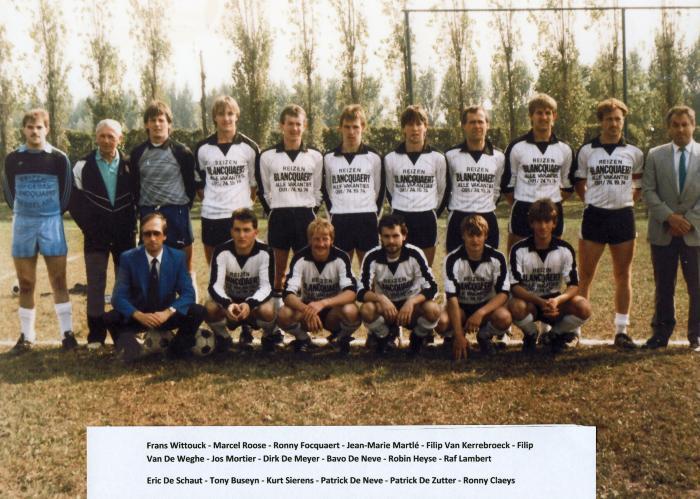 Eerste ploeg van Harop, 1985