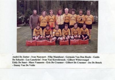 Eerste ploeg van SV Knesselare, 1985