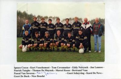 Zaterdagreserven van VK Knesselare, 1990