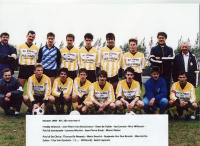 Zaterdagreserven van VK Knesselare, 1989-90