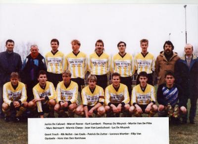 Eerste ploeg VK Knesselare, 1992